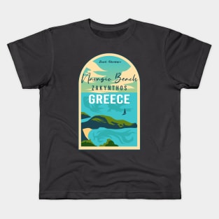 Navagio Beach, Zakynthos - Paradise Kids T-Shirt